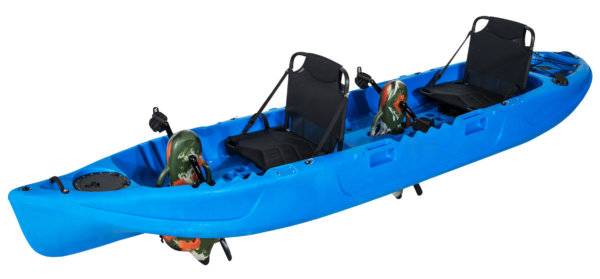 Wasser Bike Pedal Kajak 2 Sitzer Luxus Ausführung blau