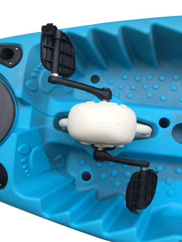 Wasser Bike Pedal Kajak 2 Sitzer Luxus Ausführung türkies Pedale